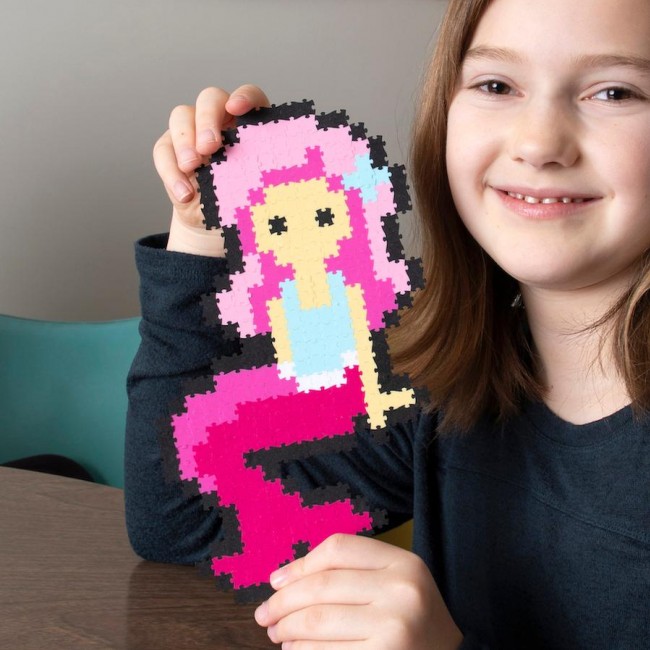 Puzzelki Pixelki Jixelz 700 elem. Fat Brain Toys - Bajkowi Przyjaciele