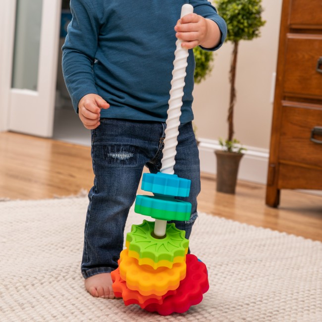 Zakręcona wieża Fat Brain Toys - SpinAgain