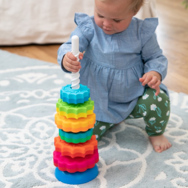 Zakręcona wieża Fat Brain Toys - SpinAgain
