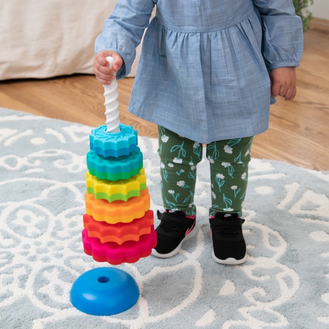 Zakręcona wieża Fat Brain Toys - SpinAgain