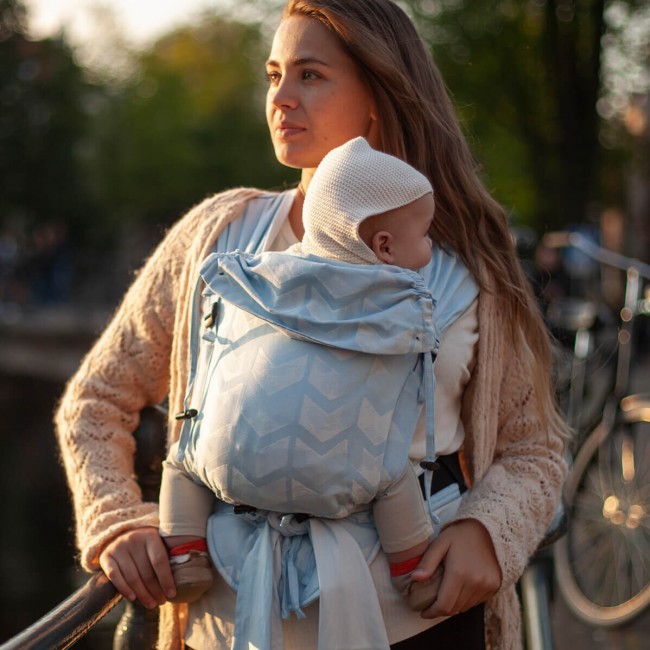 Nosidełko HOP-TYE Buckle Hoppediz - Amsterdam Aqua