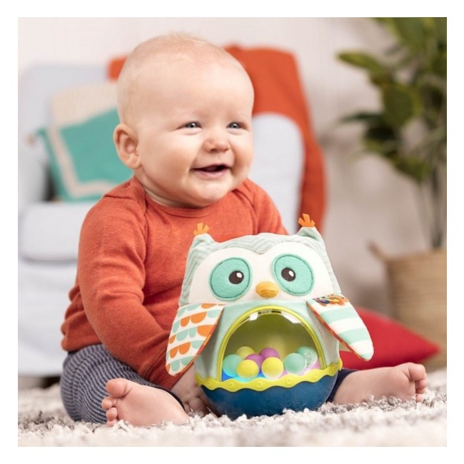 Sensoryczna Sowa-Kiwajka B. Toys - Owl Be Back