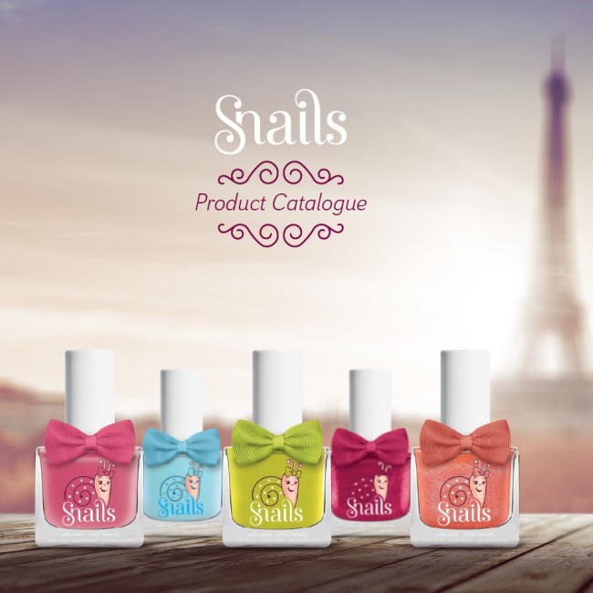 Lakier do paznokci dla dzieci Snails - Fleur Rose