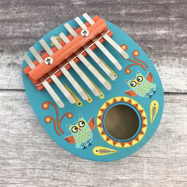Drewniana kalimba instrument Djeco - Sowa