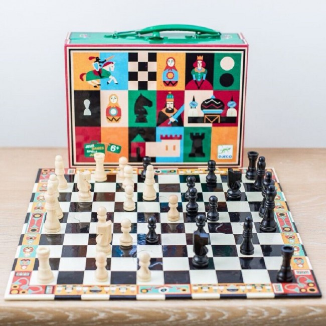 Szachy w walizce Djeco