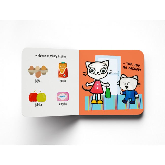 Książka "Kicia Kocia i Nunuś. Idziemy na zakupy!" wydawnictwo Media Rodzina