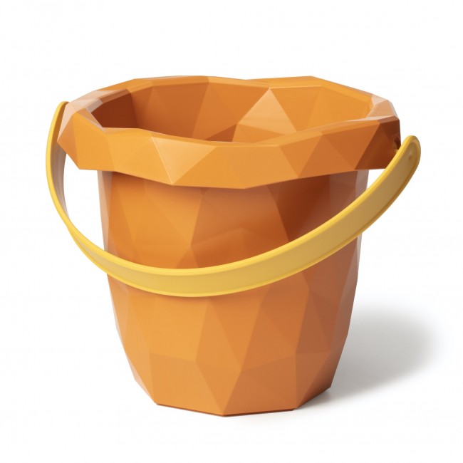 Zestaw zabawek do piasku w wiaderku Zsilt Happy Orange - 12 miesięcy +