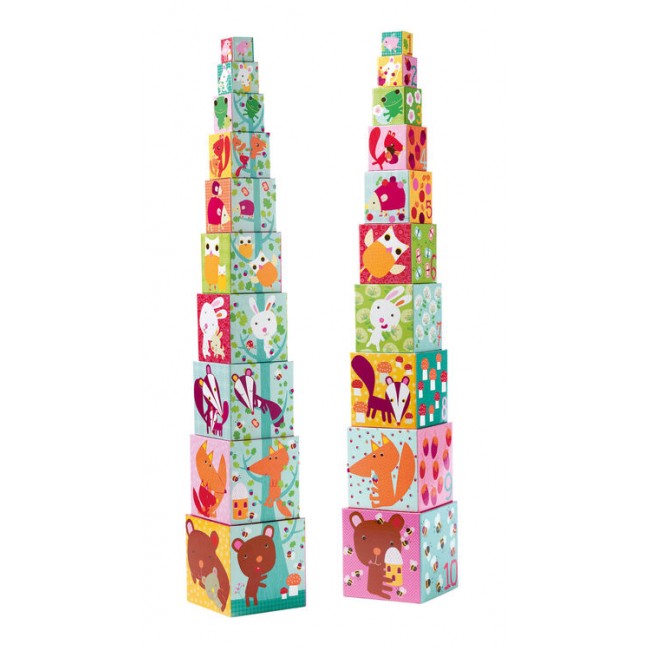 Układanka Djeco - Piramida W lesie