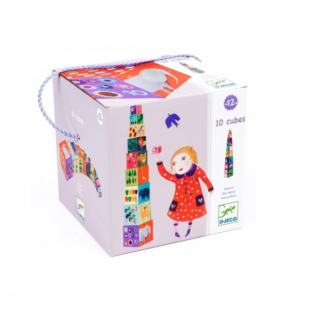 Układanka Djeco - Piramida Zwierzaki