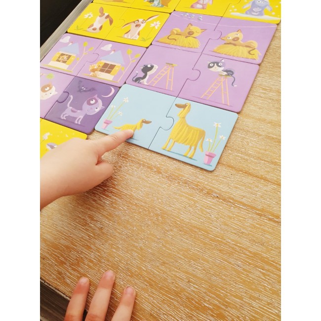 Puzzle Duo Djeco dla najmłodszych - Przeciwieństwa