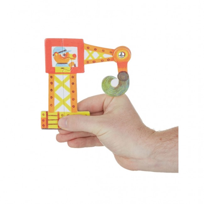 Ruchome puzzle Duo Djeco dla najmłodszych - Pojazdy