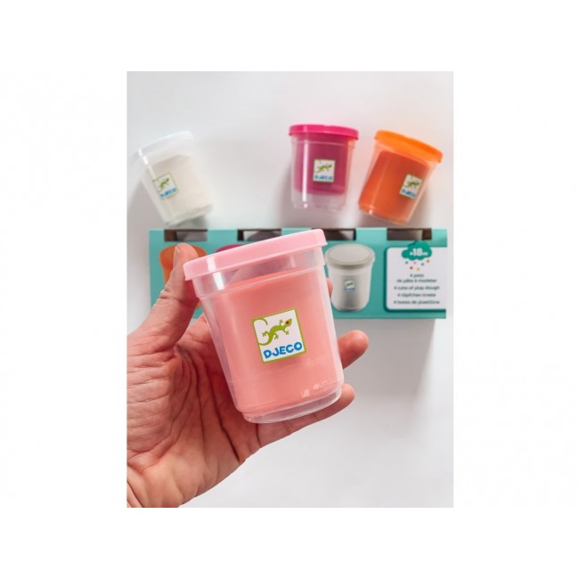 Masa plastyczna Djeco -  Sweet 4 kolory