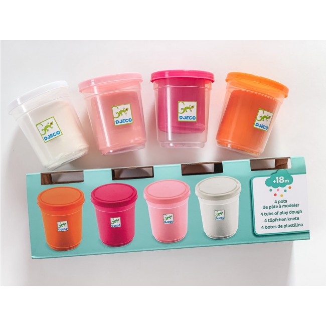 Masa plastyczna Djeco -  Sweet 4 kolory