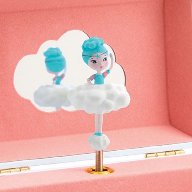 Szkatułka z pozytywką Djeco - Ballerina na scenie