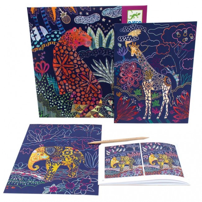 Wydrapywanka Djeco - Natura