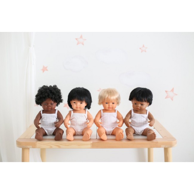 Lalka dziewczynka Miniland Doll - Hiszpanka 38cm