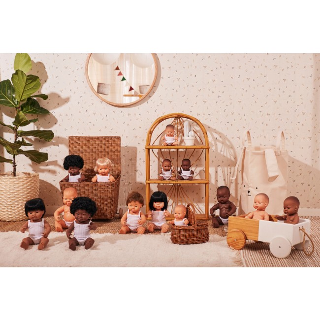 Lalka chłopiec Miniland Doll - Europejczyk 38cm