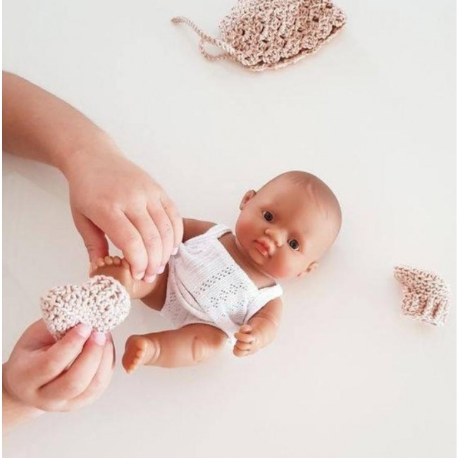 Lalka chłopiec Miniland Baby - Hiszpański 21cm