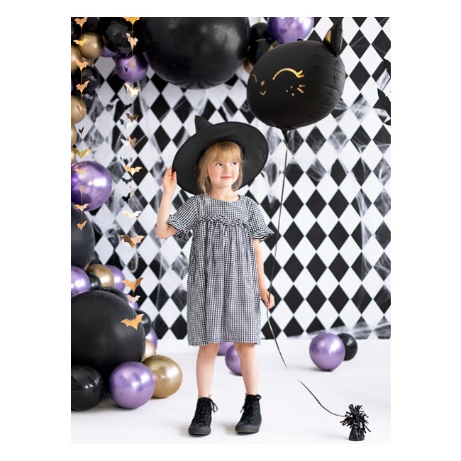 Balon foliowy Party Deco - Kotek czarny 48 x 36 cm