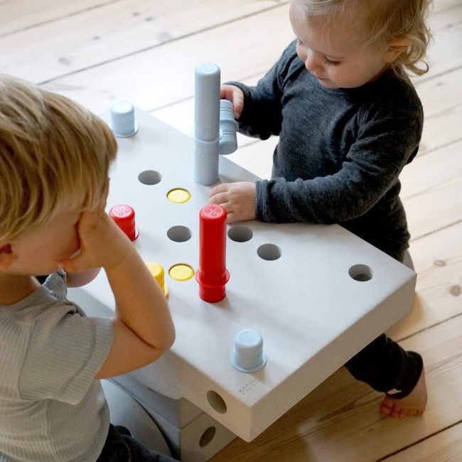 Kreatywne klocki rozwijające motorykę dużą Curiosity kit 4in1 MODU - czerwony