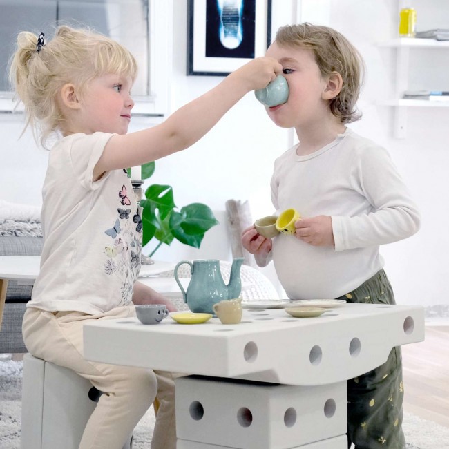 Kreatywne klocki rozwijające motorykę dużą Curiosity kit 4in1 MODU - czerwony