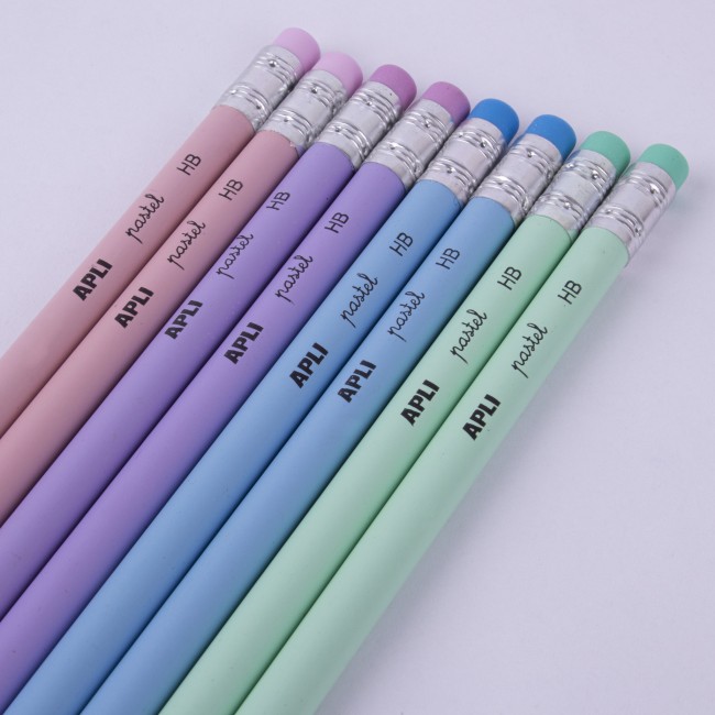 Zestaw ołówków z gumką Nordik Collection Apli Kids - 8 sztuk