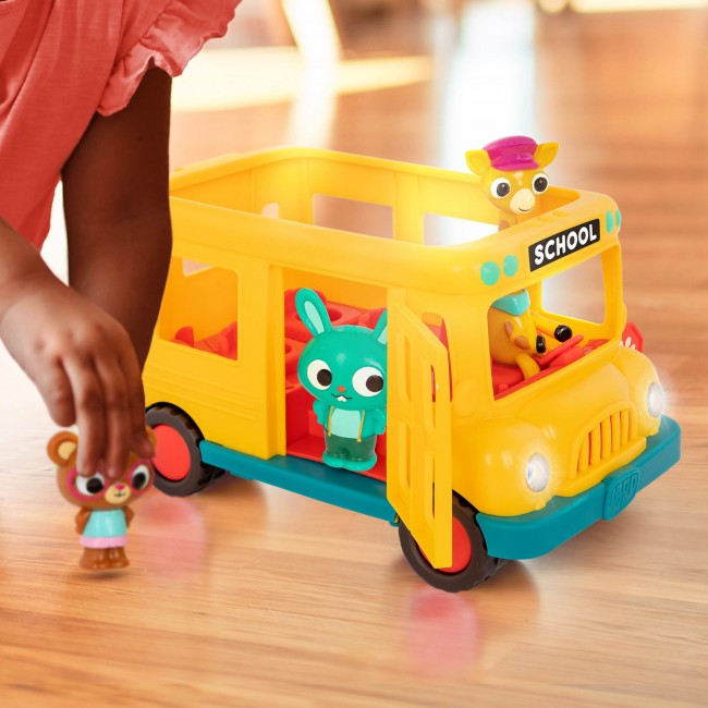 Muzyczny autobus szkolny z wesołymi pasażerami B. Toys - Bonnie’s School Bus