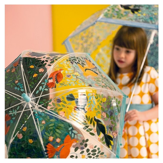 Parasol Przeciwdeszczowy Djeco - Ptaki i Kwiaty