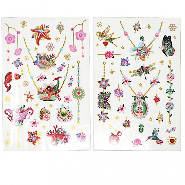 Tatuaże metaliczne Djeco - Klejnoty Fiony