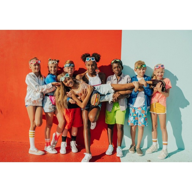 Okulary do pływania Aqua2ude Bling2O - Żarłacz błękitny