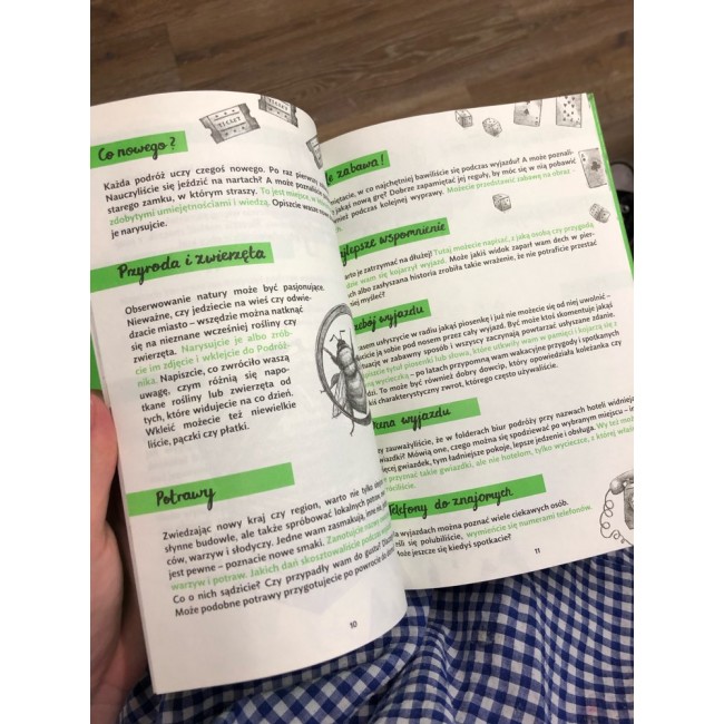 Książka "Podróżnik. Zeszyt wspomnień" wydawnictwo Zuzu Toys