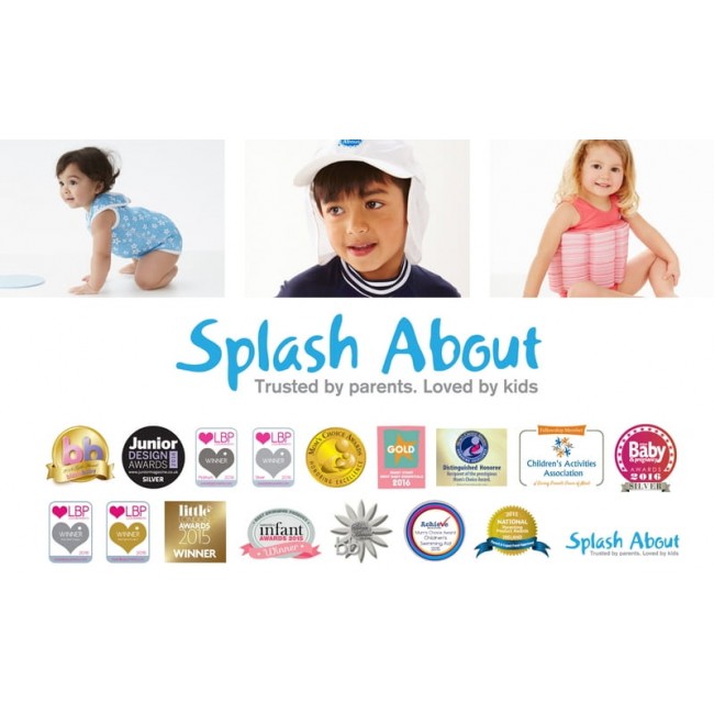 Swim Vest Go Splash – kamizelka bez regulacji pływalności do nauki pływania S 1-2 lata Arka Niny