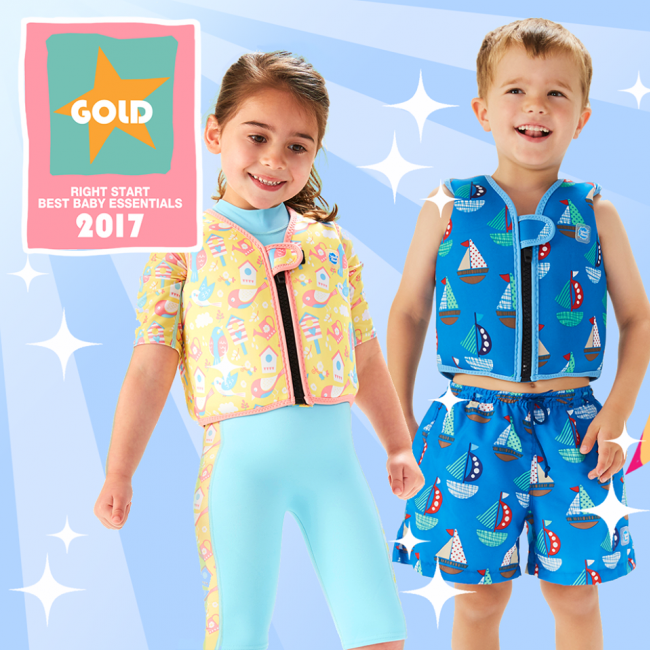 Swim Vest Go Splash – kamizelka bez regulacji pływalności do nauki pływania S 1-2 lata Arka Niny