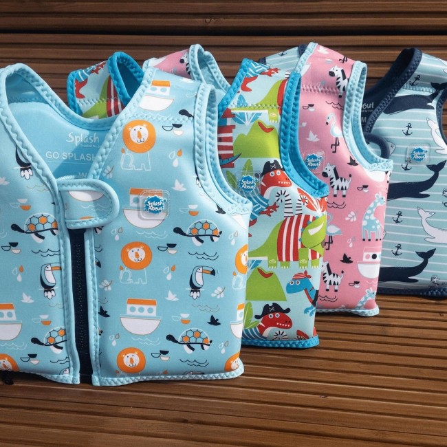 Swim Vest Go Splash – kamizelka bez regulacji pływalności do nauki pływania S 1-2 lata Arka Niny