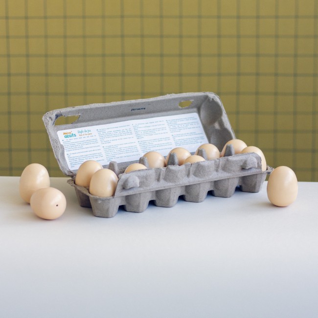 Gra MEMO dźwiękowe Vilac - Jajka 2x6 elementów