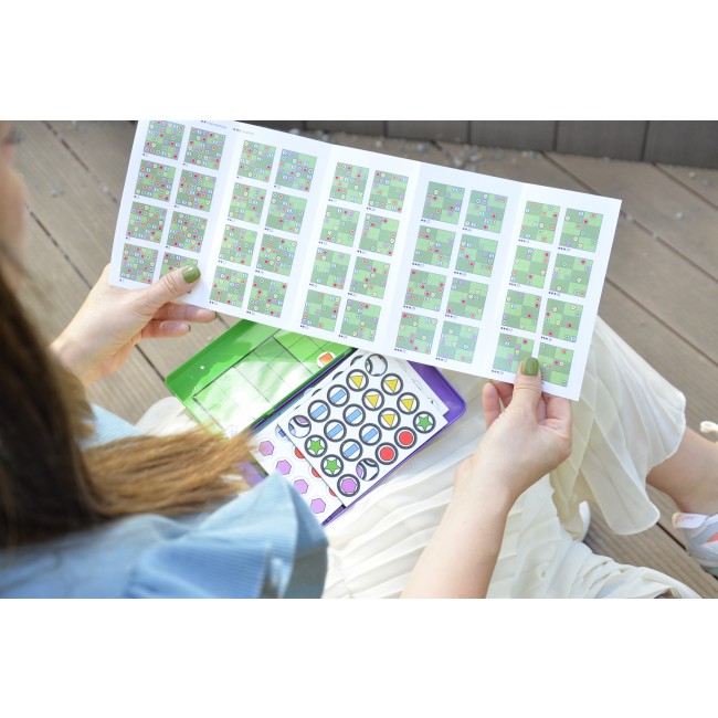 Podróżna gra Logiczna The Purple Cow - Sudoku Kształty