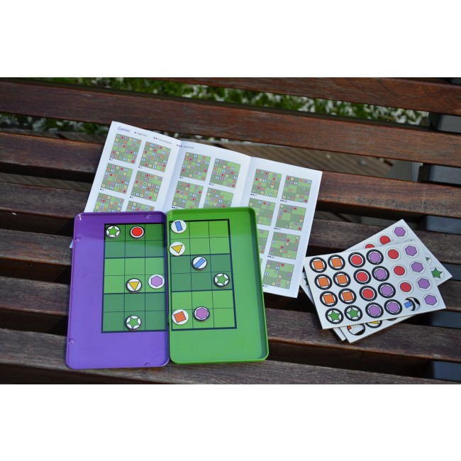 Podróżna gra Logiczna The Purple Cow - Sudoku Kształty