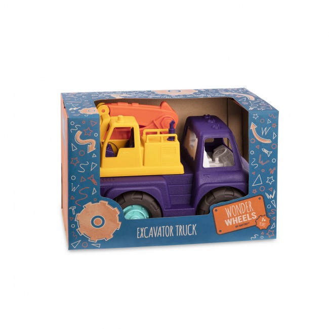 Ciężarówka z koparką Wonder Wheels B. Toys - Excavator Truck