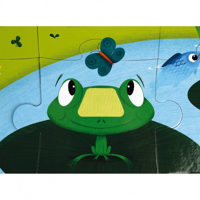 Puzzle sensoryczne Janod - Farma