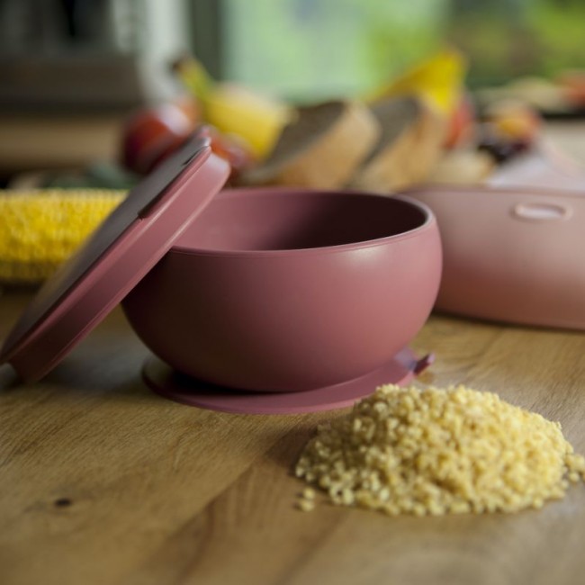 Miseczka silikonowa z pokrywką Minikoioi - zielona