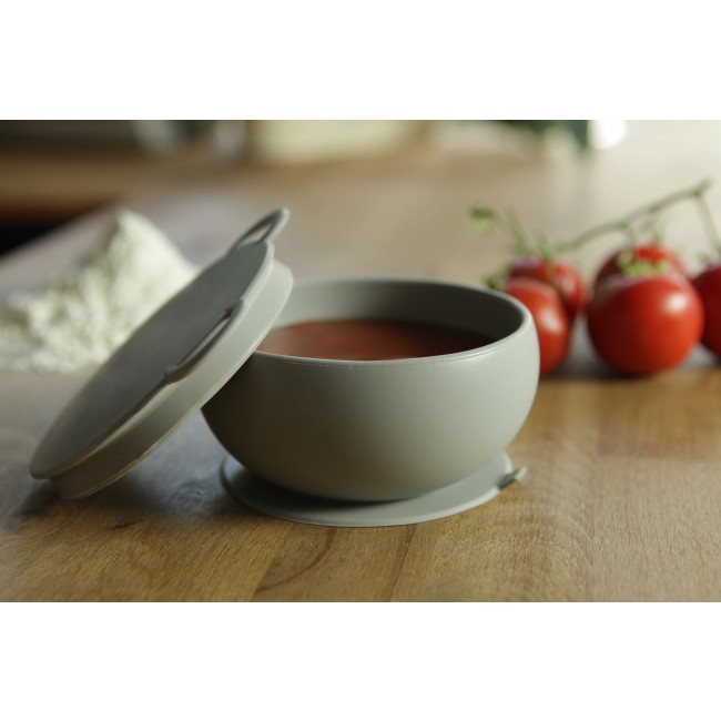 Miseczka silikonowa z pokrywką Minikoioi - zielona