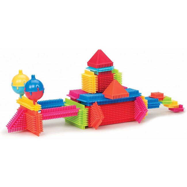 Klocki jeżyki w słoju Bristle Blocks Battat - 80 elementów