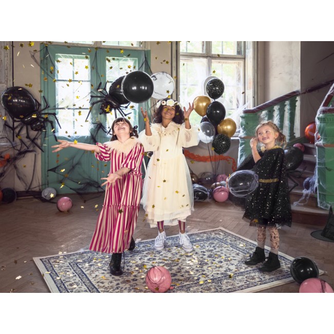 Strój dla dziewczynki Party Deco - Peleryna czarna uniwersalna