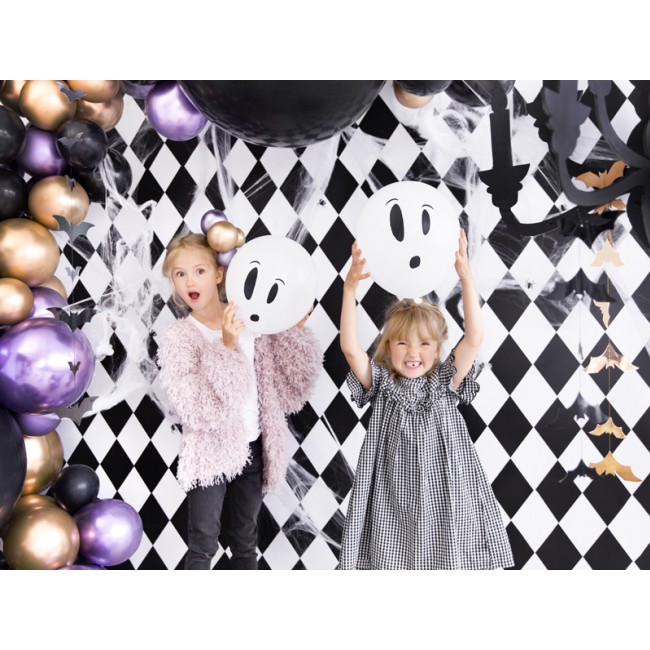 Balony UV Party Deco -  BOO! 27 cm mix