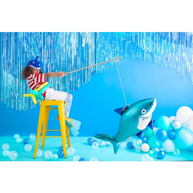 Balon foliowy Party Deco - Rekin 92 x 48 cm