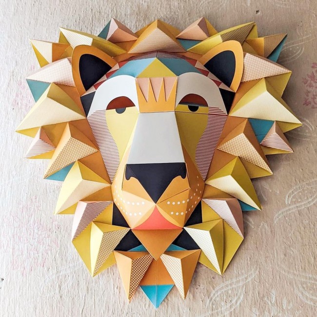 Zestaw artystyczny składanka w 3D Djeco - Lew