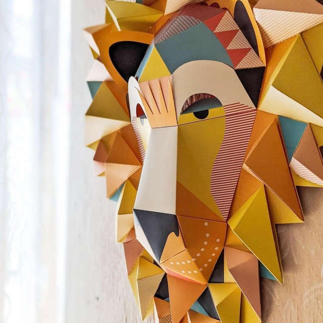 Zestaw artystyczny składanka w 3D Djeco - Lew