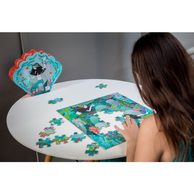 Puzzle Djeco w pudełku - Syrenki