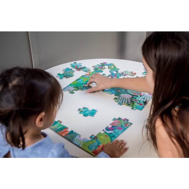 Puzzle Djeco w pudełku - Syrenki