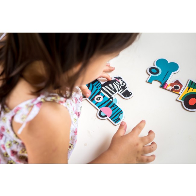 Puzzle Duo Djeco dla najmłodszych - Wyścigówki